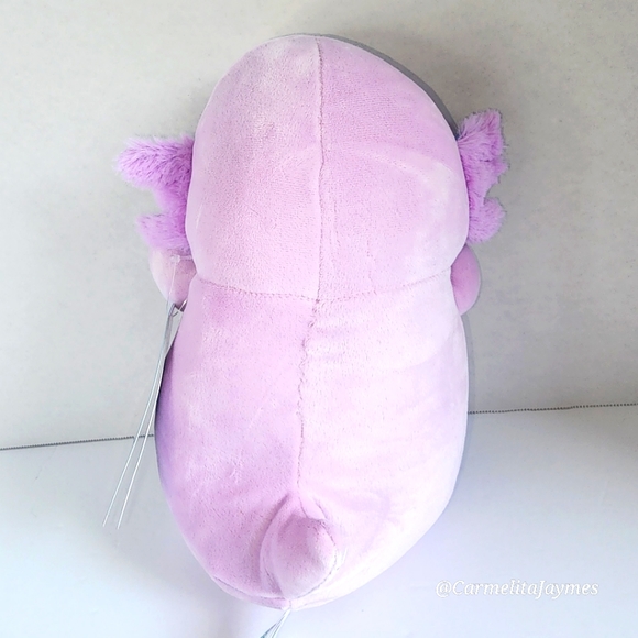 MONICA 🦎Purple Axolotl Iridescent Belly HugMees Original Squishmallow ☆》NWT《☆ - Picture 5 of 9